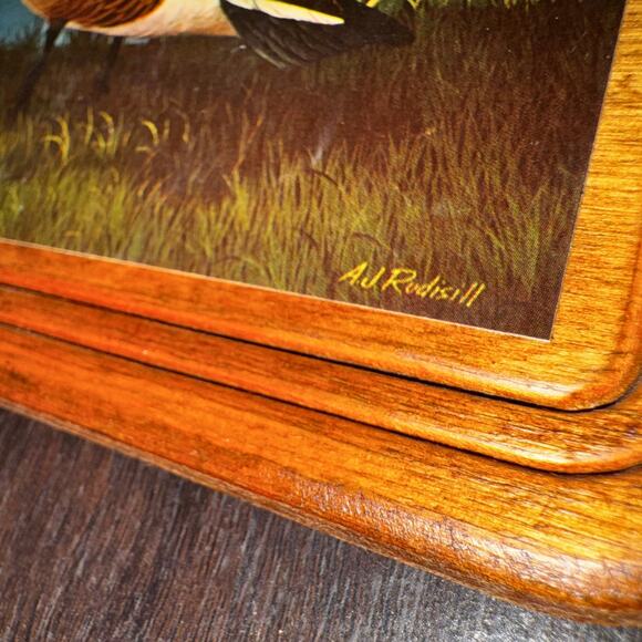 Vintage Duck Wall Plaques Set – Rustic Cabin Art – A.J. Rudisill - Picture 4 of 15